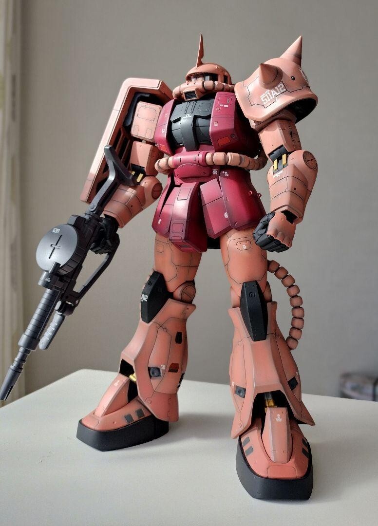 トイガン BANDAI 1/48 ZAKU II MEGA SIZE MODEL Bandai Hobby Mobile Suit Gundam MS-06 Zaku II Mega Size 1/48