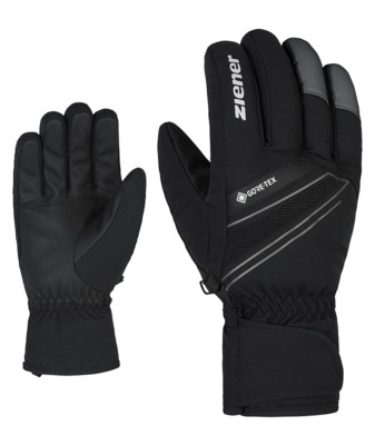 Ziener Herren Ski Handschuhe GUNAR GTX 8,5 GoreTex Schwarz Magnet Mens Ski Glove
