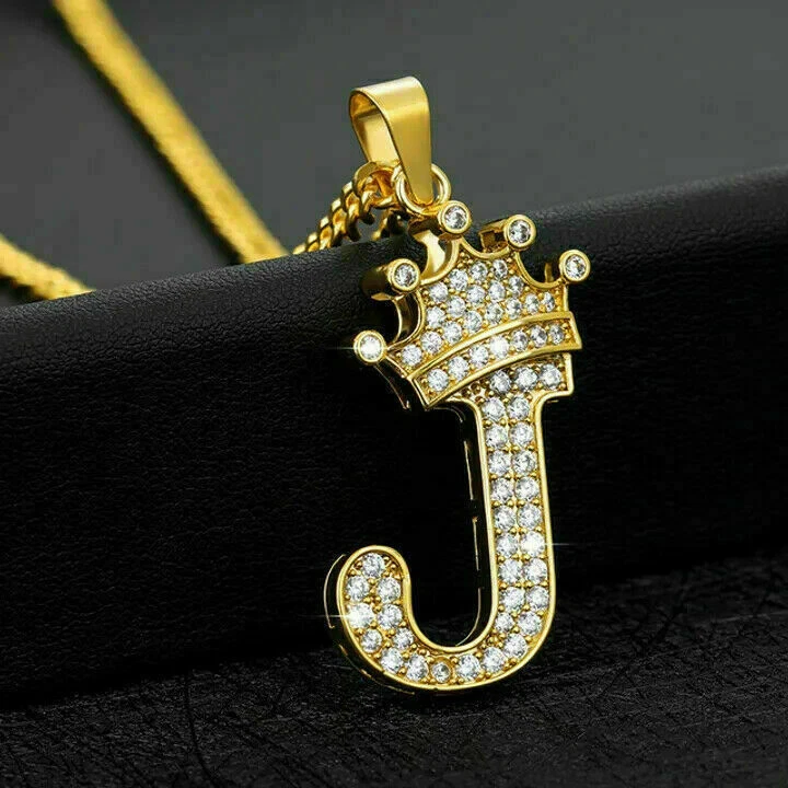 14k gold j initial pendant deals