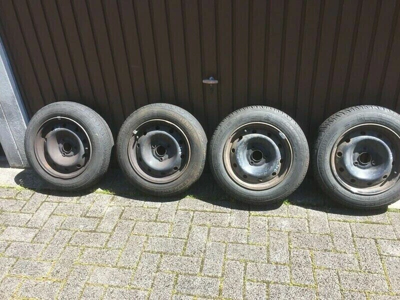 4xkomplette Sommerreifen+Felgen 145/70R13 71T für Peugeot 106 - Bild 2 von 4