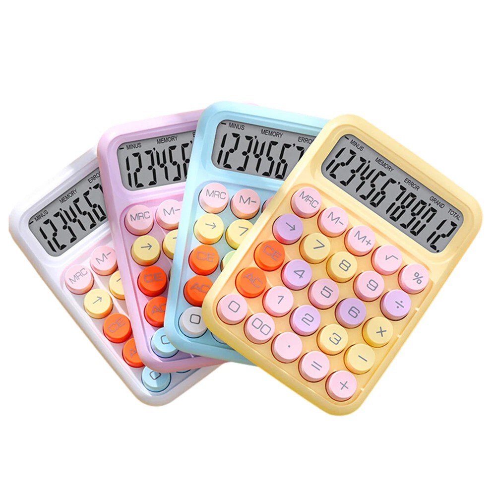 Portable Mechanical Keyboard Calculator for Office and School Use