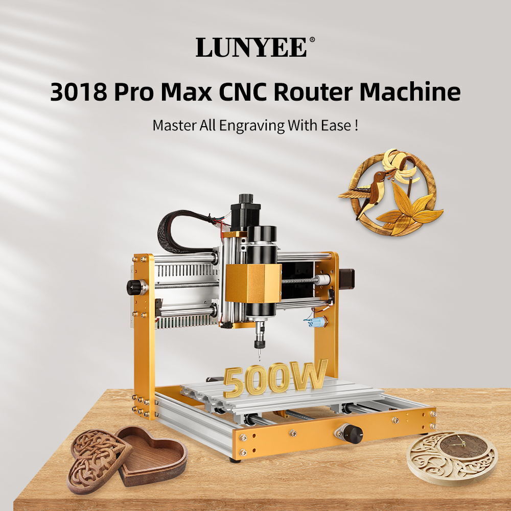 CNC 3018 Pro Max 500W CNC Router Machine Milling Cutting Engraving