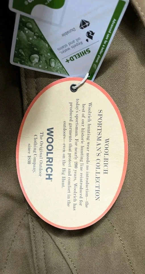 WOOLRICH Sportsman Canvas/Suede Yellowstone Hunting Shooting Jacket Mens XXL 2XL - Image 3 of 4