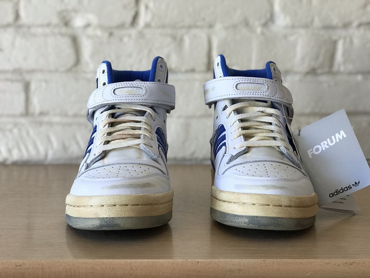 Forum 84 Hi AEC \"Foot Wear White 25.5㎝ adidas Forum 84 Hi AEC White Blue Men's - GZ6467 - US