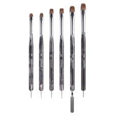 KADS Kolinsky Sable Nail Art Acrylic Brush Double Head Dotting Pen Manicure Tool