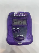 Radica Pocket Slot Electronic Hand Held Game Clear Purple Sparkle Edition