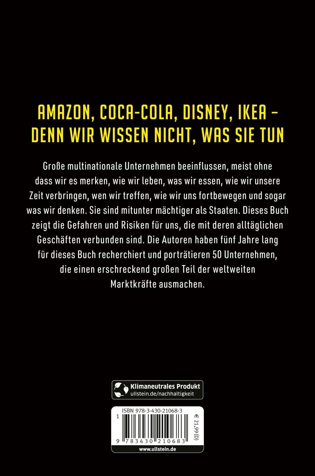 Thumbnail - Die 50 Gefährlichsten Unternehmen Der Welt | Google, Coca Cola,