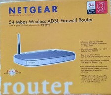 NETGEAR DG834G 54 Mbps 10/100 Wireless ADSL Firewall Router