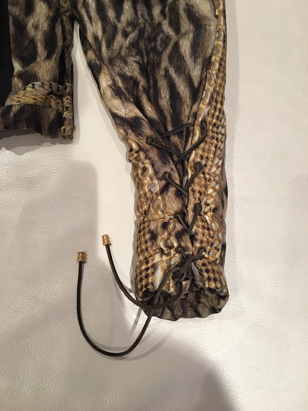 Roberto Cavalli Down Jacket with a Silver Fox - image 6