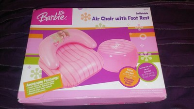 barbie inflatable chair