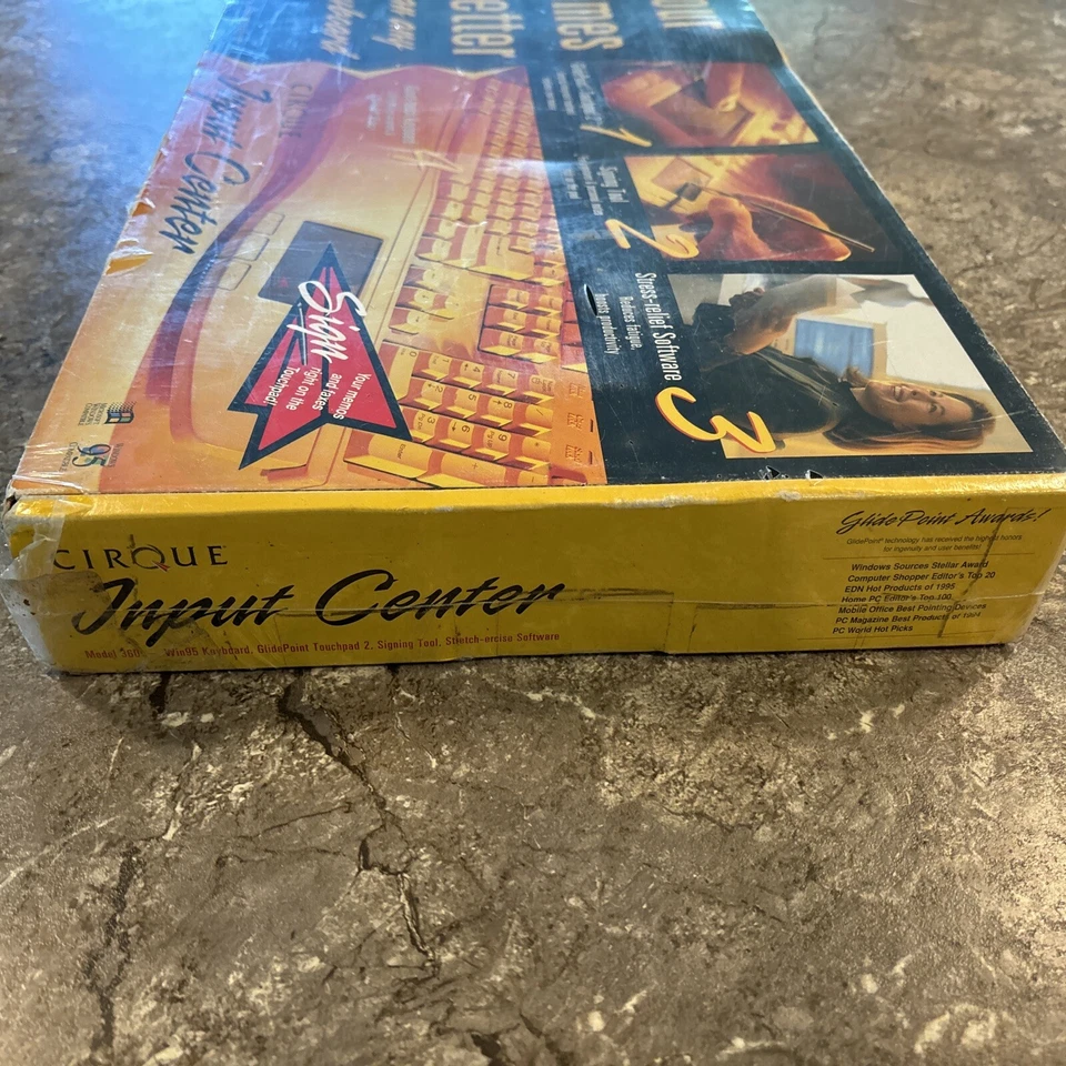 Cirque CIC360 Glidepoint Keyboard Input Center / English Vintage Sealed NIB - Image 4 of 4