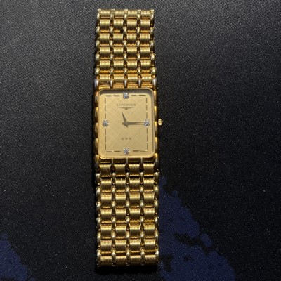 Vintage Longines QWR Gold Plated Watch 