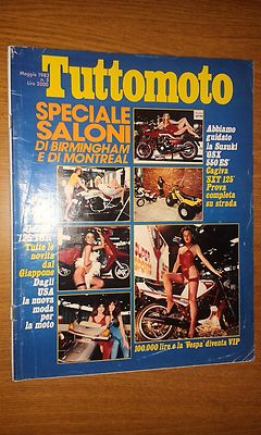TUTTOMOTO # 5 - MAI 1983 - SUZUKI GSX 550 ES - GARELLI 125 TSR - VESPA VIP