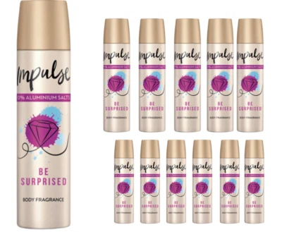 Impulse Ladies Deodorant Body Spray Be Surprised 75ml x 12