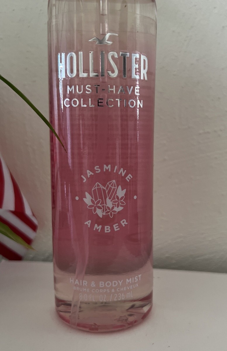 HOLLISTER Jasmine Amber HAIR & BODY MIST SPRAY 8.0 Oz / 236 ml NEW