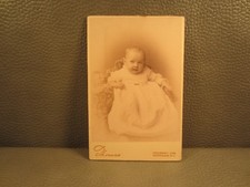 Victorian Antique Cabinet Card Photo of a Baby Girl