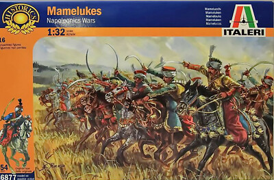 Retired Italeri Napoleonic Mameluke Cavalry #6877 - mint sealed box - 54mm