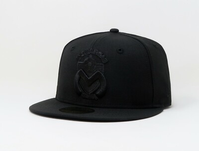 New Era 59Fifty Men Cap Monarcas Morelia Mexican Soccer Club Black Fitted Hat