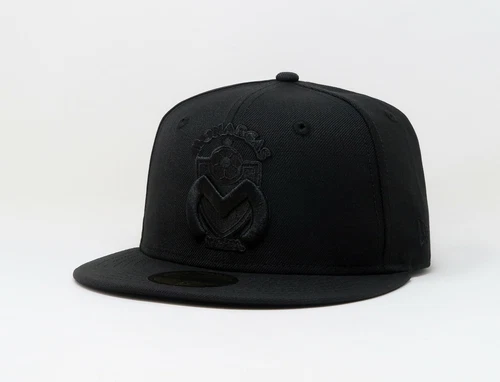 New Era 59Fifty Men Cap Monarcas Morelia Mexican Soccer Club Black Fitted Hat
