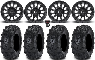 Fuel Vector MB 14'' Wheels 27'' Mud Lite II Tires Can-Am Renegade Outlander