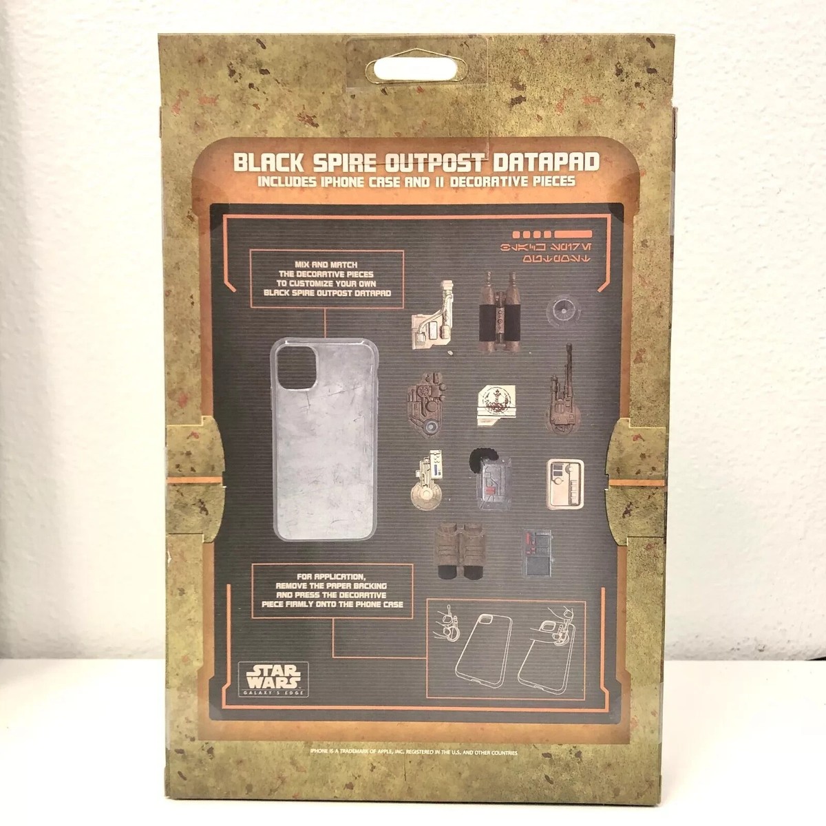 Disney Star Wars Galaxy's Edge Black Spire Outpost Datapad (iPhone