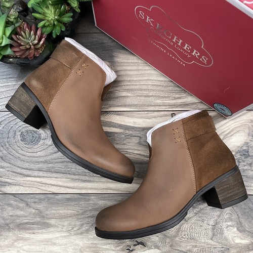 NIB Skechers Fleek Cognac Waterproof 