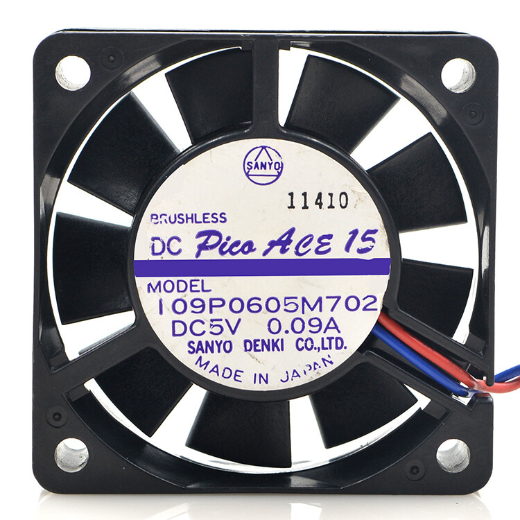 sanyo  ③ 1pcs New Sanyo San Ace 15 5V 0.09A 109P0605M702 3-wire 6015 6CM