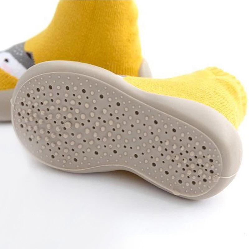 Newborn Baby Girls Boys Non Slip Infant Cotton Soft Non Slip Socks Walking Shoes - Image 4 of 4