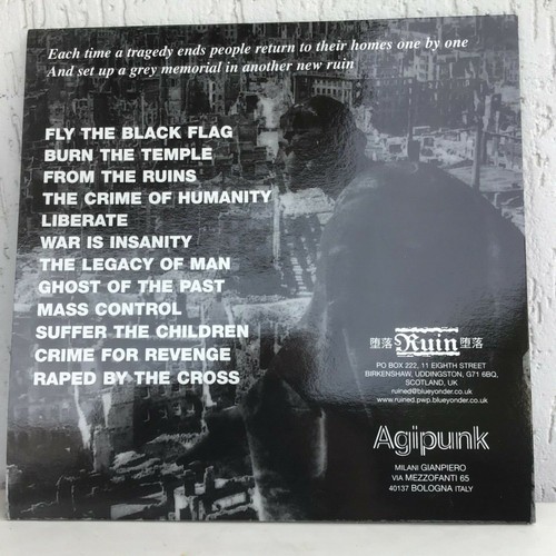 RUIN GHOST OF THE PAST LP VINYL 33 g 2005 CRUSTY BAND SCOTLAND AGIPUNK AG27 - Imagen 3 de 4