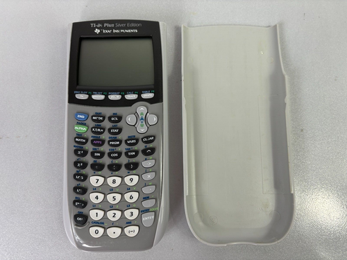 Texas Instruments TI-84 Plus Silver Edition w/ Cover Cable Screen Protector & CD - Picture 2 of 13