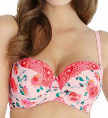 Cleo by Panache Ellis Balconnet Bra 7211 Rose Floral Print Various Sizes  NWT