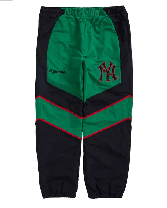 Supreme x New York Yankees Track Pant Green