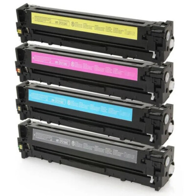 Laser Tonerkartuschen Ersatz 4er Pack Schwarz Cyan Magenta Gelb Home Office