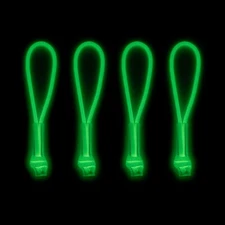 Glow Elite Zipper Pulls (Set of 4) replacement for Nike Bag - Paracord Dredz