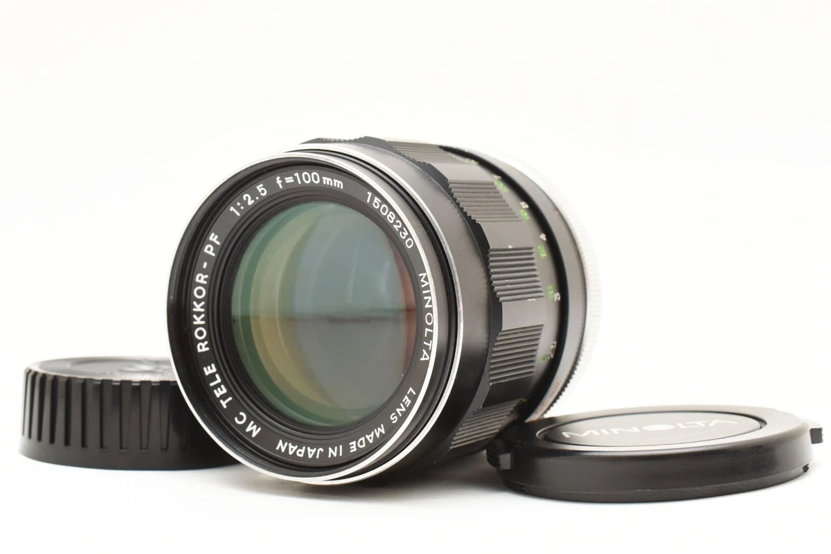 純正付属品付　MINOLTA ROKKOR PF 100mm f2.5 純正付属品付 MINOLTA ROKKOR PF 100mm f2.5 Minolta 100mm f/2.5
