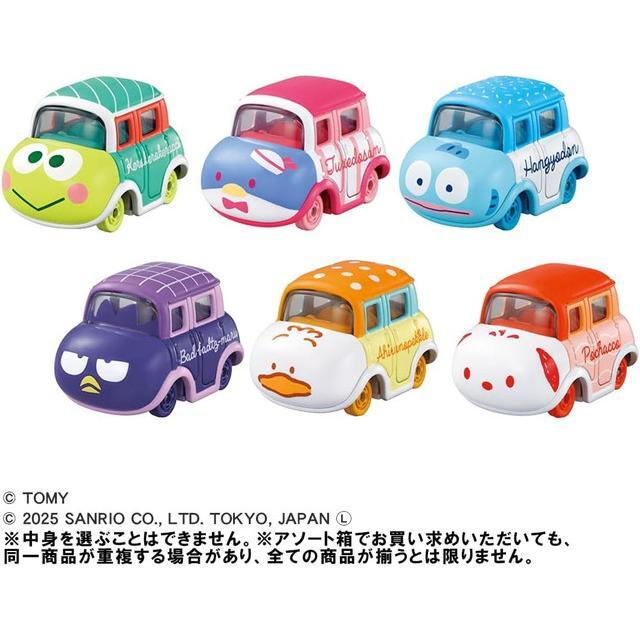 【6個セット】ドリームトミカ TOMICA SANRIO CHARACTERS BOX販売(6ヶ入)】ドリームトミカ TOMICA TUNES SANRIO