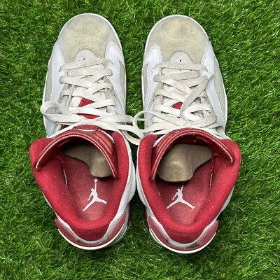 シューズ(男性用) Nike Air Jordan 6 Retro \"Altenate Hare\" Nike Air Jordan 6 Retro Alternate Hare White Red 384664-113 Men's