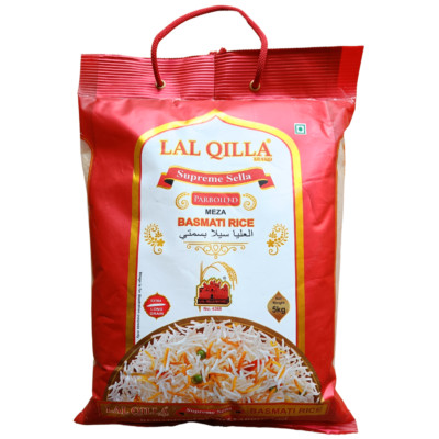 LAL QILLA | Supreme Sella | parboiled Basmati Reis 5 kg - Premium