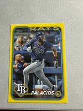 2024 TOPPS UPDATE BASEBALL RICHIE PALACIOS #US213 YELLOW PARALLEL