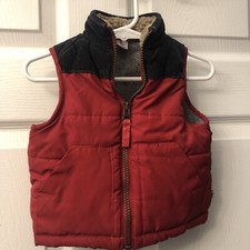 Carters infant tufted and lined vest sz 6 months