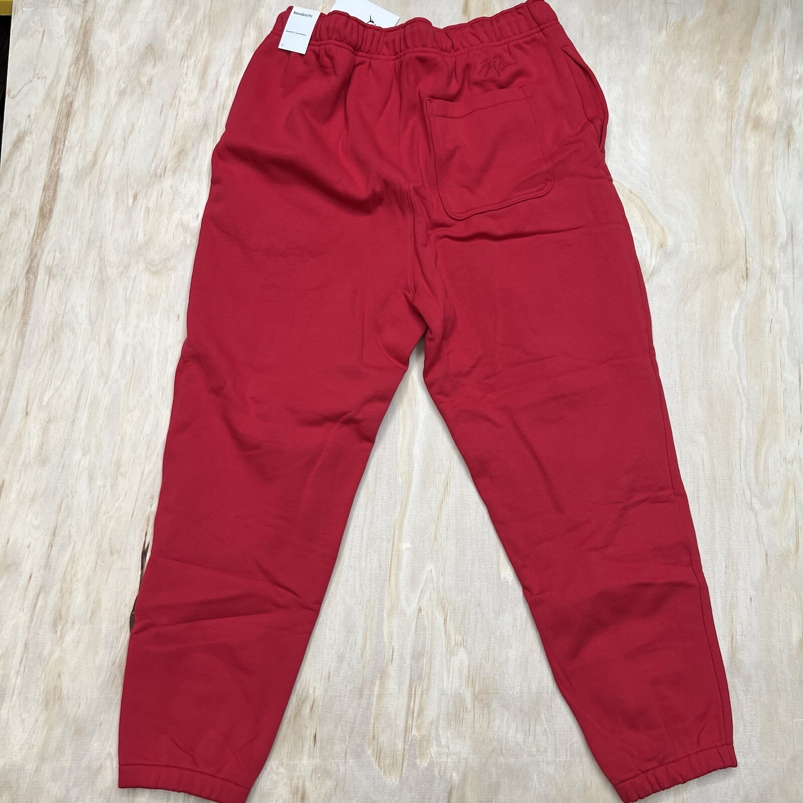 NEW XXL Jordan Brand Essential Fleece Jogger Pants Gym Red DA9820-687 thumbnail 2