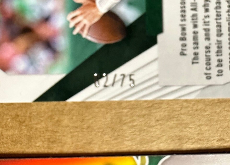 Aaron Rodgers New York Jets Refractor Card Lot, Numbered, Phoenix 2023