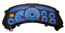 99-02 Silverado Sierra 7 Gauge Instrument Cluster Speedometer Reman Transmission