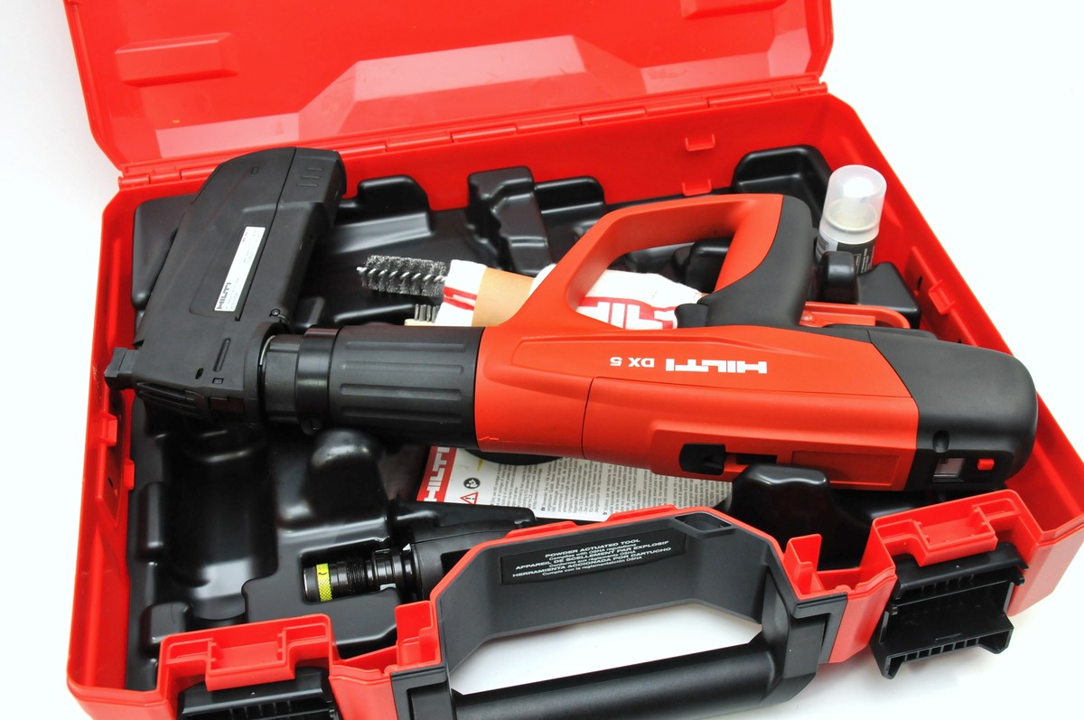 HILTI DX 5 MX 72 Kit Fully Automatic Powder Actuated Tool in HILTI DX 5 MX 72 Kit Fully Automatic Powder Actuated Tool in