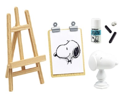 Re-ment Miniature Peanuts SNOOPY's Art Studio - No.1 | eBay