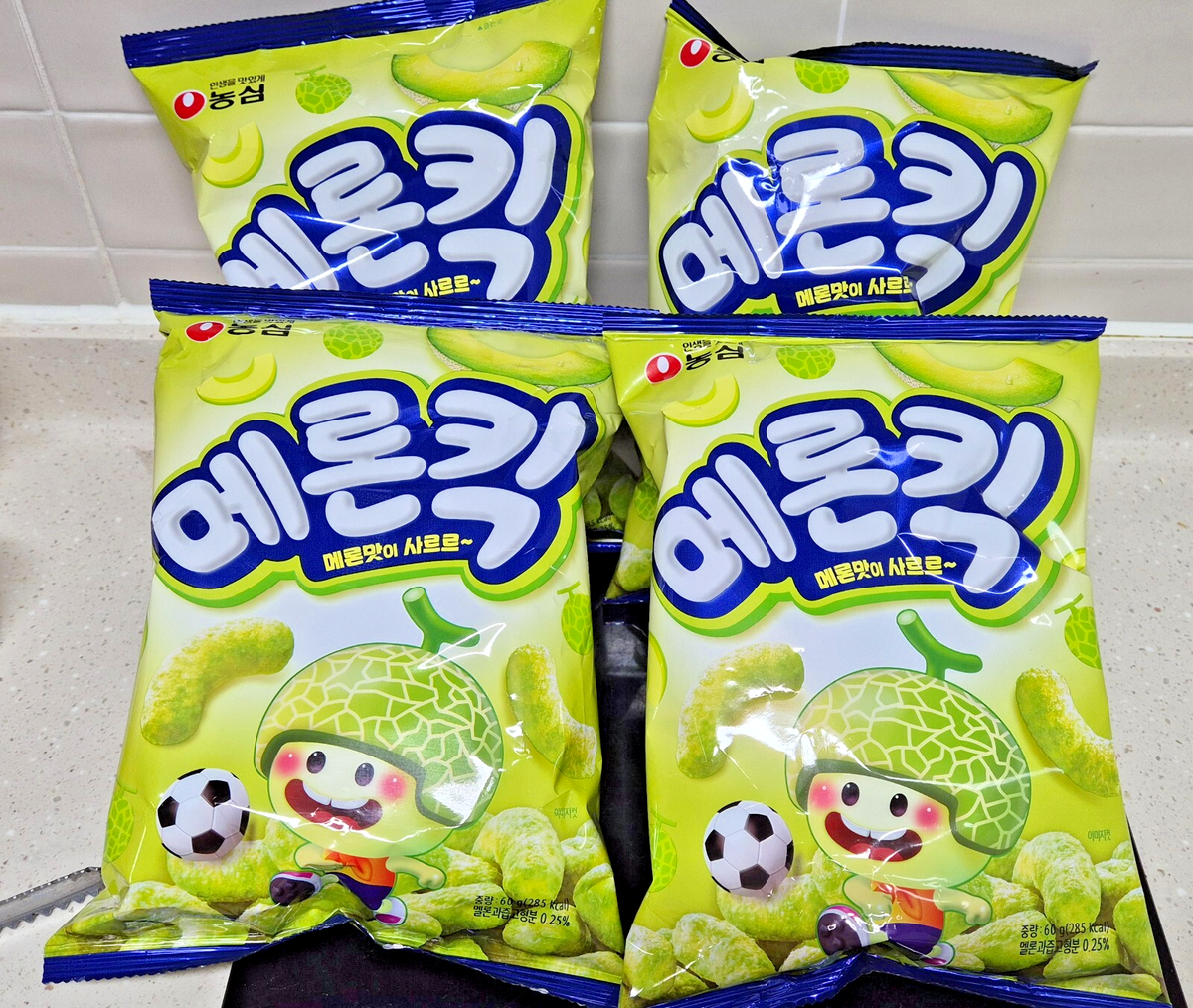 RARE! Nongshim Melon Kick Snack Korea Only Limited Edition Chips