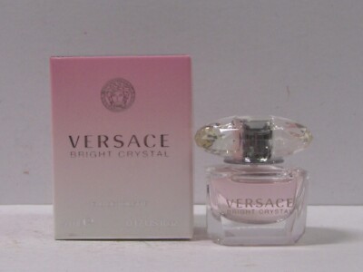 Versace Bright Crystal For Women 0.17 oz Eau de Toilette Splash Mini New In Box