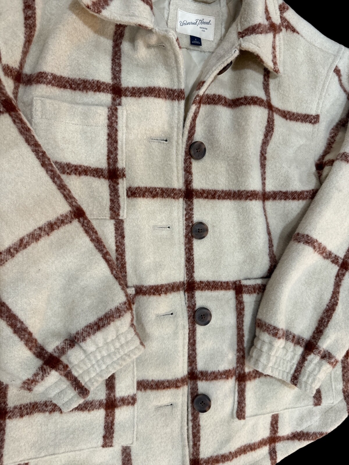 UNIVERSAL THREAD Oversized Quilted Button Down Sh… - image 4