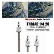 Steel Windscreen Windshield Bolt Screws Kit For Harley Electra Street Glide 14+