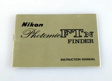 NIKON PHOTOMIC FTN FINDER MANUAL